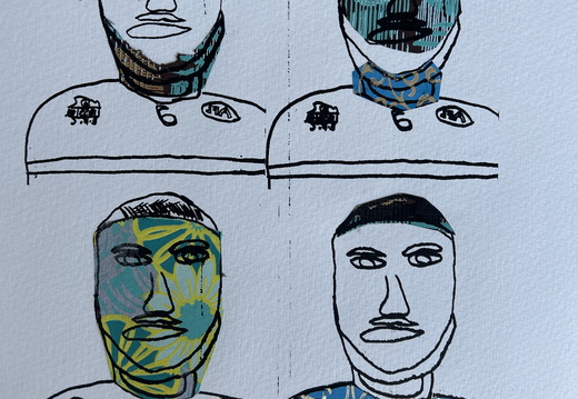 Year 9 etchings & Silk Screens