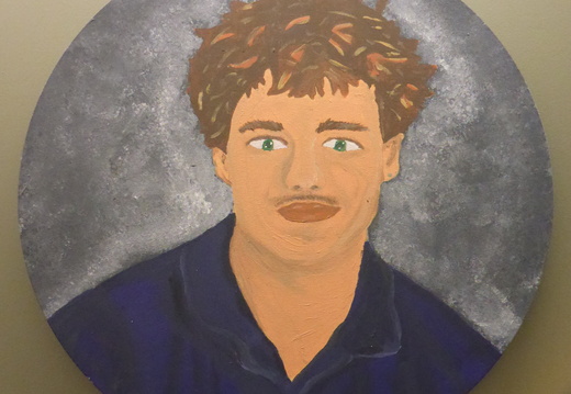 Yr 9 Art  & Sculpture Tondo Self Portraits